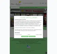 Kleine Seitenvorschau von stern-apotheke-marl.de