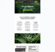 Kleine Seitenvorschau von cannabis.markus-apo.de