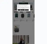 Kleine Seitenvorschau von samsonite.com