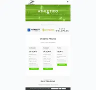 Kleine Seitenvorschau von athletico-fitnesscenter.de