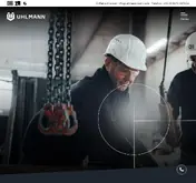 Kleine Seitenvorschau von uhlmann-beton.de