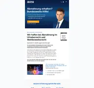 Kleine Seitenvorschau von abmahnungs-abwehr.de