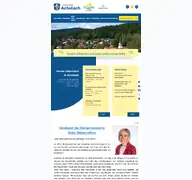 Kleine Seitenvorschau von achslach.de