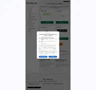 Kleine Seitenvorschau von clocklink.com