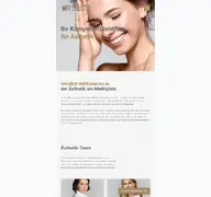 Kleine Seitenvorschau von aesthetik-ka.de