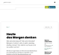 Kleine Seitenvorschau von muensterzukunft.de