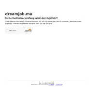 Kleine Seitenvorschau von dreamjob.ma