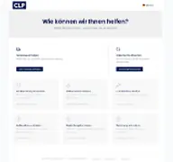 Kleine Seitenvorschau von service.clp.de