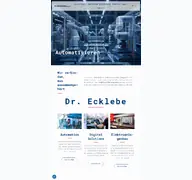 Kleine Seitenvorschau von dr-ecklebe.de