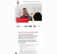 Kleine Seitenvorschau von service-friends.de