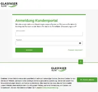 Kleine Seitenvorschau von service.glasfaser-ruhr.de