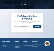 Kleine Seitenvorschau von tracking.ecelogistics.de