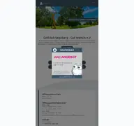 Kleine Seitenvorschau von golfclub-segeberg.de