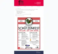 Kleine Seitenvorschau von schuetzenverein-fusternberg.de