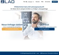 Kleine Seitenvorschau von service.leitungsauskunft-online.de