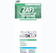 Kleine Seitenvorschau von zafi.at