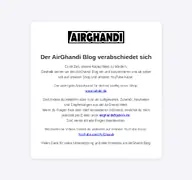 Kleine Seitenvorschau von airghandi.de