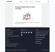 Kleine Seitenvorschau von service.meineschufa.de