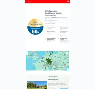 Kleine Seitenvorschau von golflandcard.de