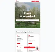 Kleine Seitenvorschau von serviceportal.kreis-warendorf.de