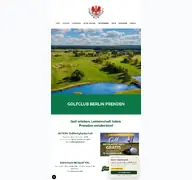 Kleine Seitenvorschau von golfplatz-prenden.de