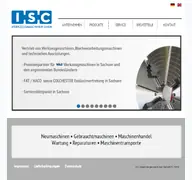 Kleine Seitenvorschau von isc-maschinen.de