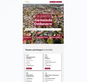 Kleine Seitenvorschau von serviceportal.ostbevern.de