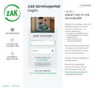 Kleine Seitenvorschau von serviceportal.zak-kempten.de