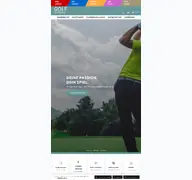 Kleine Seitenvorschau von golfxpress.de