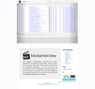 Kleine Seitenvorschau von mediathekview.de