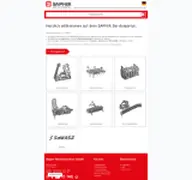 Kleine Seitenvorschau von service.saphir-maschinen.de