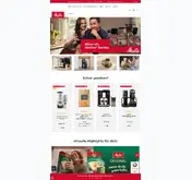 Kleine Seitenvorschau von melitta.de
