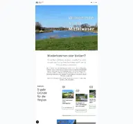 Kleine Seitenvorschau von mittelweser-tourismus.de