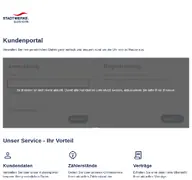 Kleine Seitenvorschau von service.stadtwerke-elmshorn.de