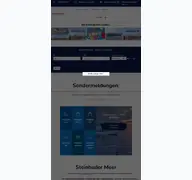 Kleine Seitenvorschau von meertouren.de
