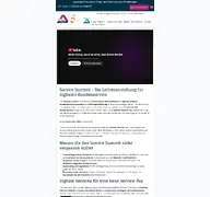 Kleine Seitenvorschau von servicesummit.de