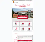 Kleine Seitenvorschau von service.twistringen.de
