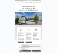 Kleine Seitenvorschau von service.wallenhorst.de