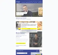 Kleine Seitenvorschau von reisebank.de