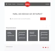 Kleine Seitenvorschau von service.woll.de
