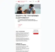 Kleine Seitenvorschau von akademie.giz.de