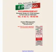 Kleine Seitenvorschau von paradiso-sulingen.de