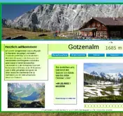 Kleine Seitenvorschau von gotzenalm.de