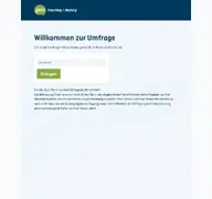 Kleine Seitenvorschau von umfrage.mein-gsm.de
