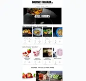 Kleine Seitenvorschau von gourmet-magazin.de