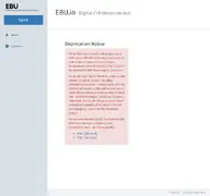 Kleine Seitenvorschau von ebu.io