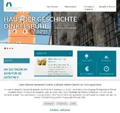 Kleine Seitenvorschau von hausdergeschichte-dinkelsbuehl.de