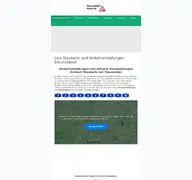 Kleine Seitenvorschau von staumelder-karte.de
