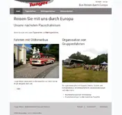 Kleine Seitenvorschau von tunger-reisen.de