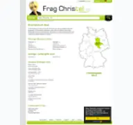Kleine Seitenvorschau von aken.frag-christel.de